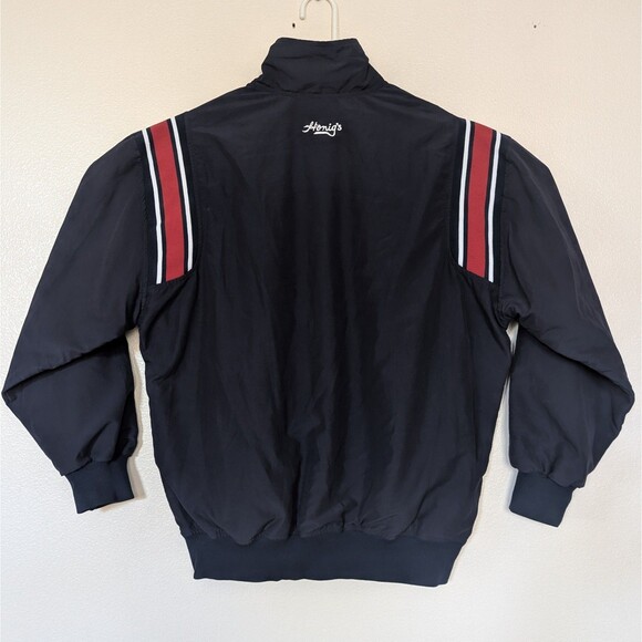 VTG Honig's Baseball Umpire Jacket Men's Large Quarter Zip Pullover Made In USA - Picture 3 of 7
